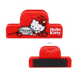 日本 三麗鷗 布丁狗＆Hello Kitty 日系可愛造型磁力夾｜冰箱磁鐵 菜單夾 白板夾