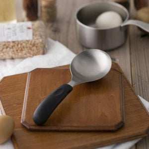 日本KAI貝印不鏽鋼短柄湯勺湯匙｜多功能耐用餐具廚具 - 富士通販