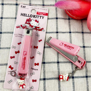 日本KAI 貝印｜ Hello Kitty粉色吊飾款指甲剪 - 富士通販