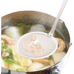 日本製造 貝印KAI 廚房用具不鏽鋼濾油渣勺 | 日本製不銹鋼過濾勺/炸物勺/瀝油湯匙 - 富士通販