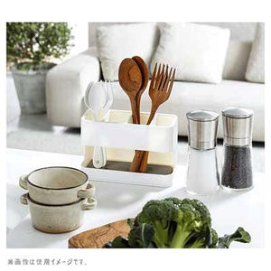 日本 Karari 無印良品風 珪藻土 廚房收納｜餐具刀叉收納瀝水架-兩種款式可選 - 富士通販