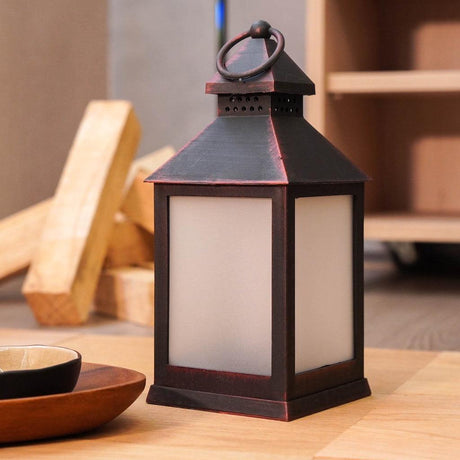 LED FIRE LANTERN 仿火焰露營燈 | 咖啡仿白 LED燭火造型燈 裝飾燈 露營美學 - 富士通販