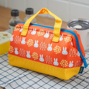 日本 可愛miffy米菲兔圖案便當袋｜保冷袋 野餐袋 含內袋 - 富士通販