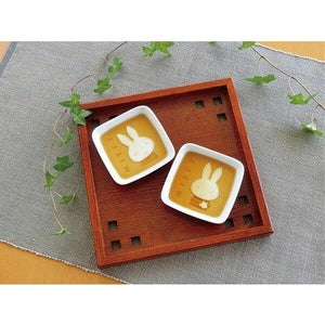 日本製造 miffy 米飛兔可愛造型醬油碟 | 日本製 陶器小菜碟 - 富士通販