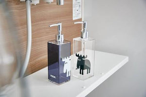 北歐 Moz 麋鹿透明洗手乳專用罐 | 黑色 | 全透明兩款可選 - 富士通販