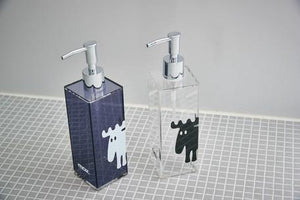 北歐 Moz 麋鹿透明洗手乳專用罐 | 黑色 | 全透明兩款可選 - 富士通販