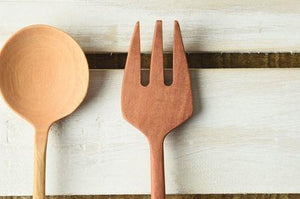 Nature Cutlery天然木餐具，質感系湯匙叉子 - 富士通販