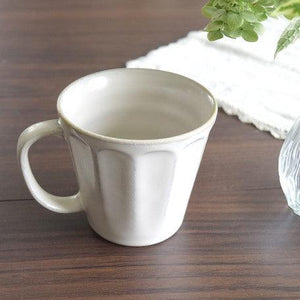 日本製 美濃燒 白色 陶瓷 馬克杯 | 日本製造 陶器 水杯 牛奶杯 咖啡杯 - 富士通販