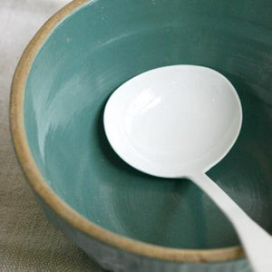 日本製造琺瑯簡約風格白色湯匙 | 白色抹刀 - 富士通販