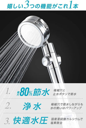 日本製機能型蓮蓬頭 | 省水節水淨水高水壓 - 富士通販