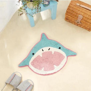 鯊魚地墊 | 造型地毯 房間地墊 - 富士通販