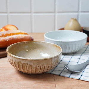 日本製 美濃燒 陶器 沙拉碗 | 咖哩碗 | 燉菜 餐碗 - 富士通販