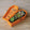 多肉植物盆栽 | 糖果盒 | 木盒 | 飾品盒 黑色 橘色 兩款可選 - 富士通販