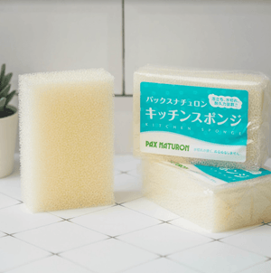 日本製 PAX NATURON 白色洗碗海棉 太陽油脂去汙 洗碗必備神器 - 富士通販