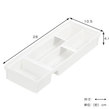 日本製 Richell Totono 廚房抽屜餐具收納盒 - 富士通販