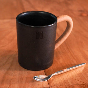 日本製造 六魯Rokuro Blut's 經典啞光黑色馬克杯 | 日本製 咖啡杯 水杯 陶瓷杯 - 富士通販