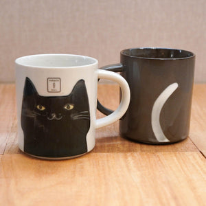 日本製造 Rokuro Blut's 六魯 美濃燒陶瓷貓咪對杯(盒裝) | 日本製 情人對杯 - 富士通販