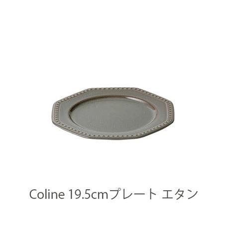 ROOTS Colline法式圓點陶瓷盤19.5cm｜日本製浮雕盤、圓點盤 - 富士通販