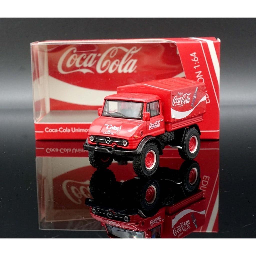 Schuco x Coca-Cola 可口可樂聯名款｜1/76模型合金車 UNIMOG 406 - 富士通販