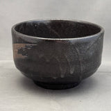 日本製 美濃燒 源氏刷毛目 黑金抹茶碗 | 清水燒 黑釉 茶具 茶道 京都工藝