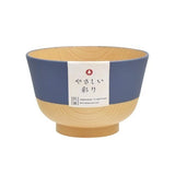 日本製 KANO 柔彩雙色抗菌輕量碗 | 可微波 木質碗 丼飯碗 定食碗 不怕摔