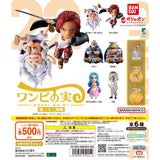 日本 BANDAI 萬代 航海王惡魔果實公仔P22 扭蛋 魯夫 模型 海賊王 紅髮傑克