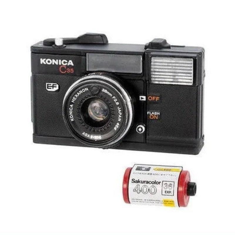 柯尼卡扭蛋 konica minolta相機模型 照相機 單眼相機 底片 相本