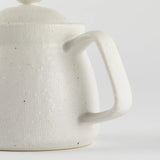 日本製 白色霧面茶壺︱600ML 附濾網