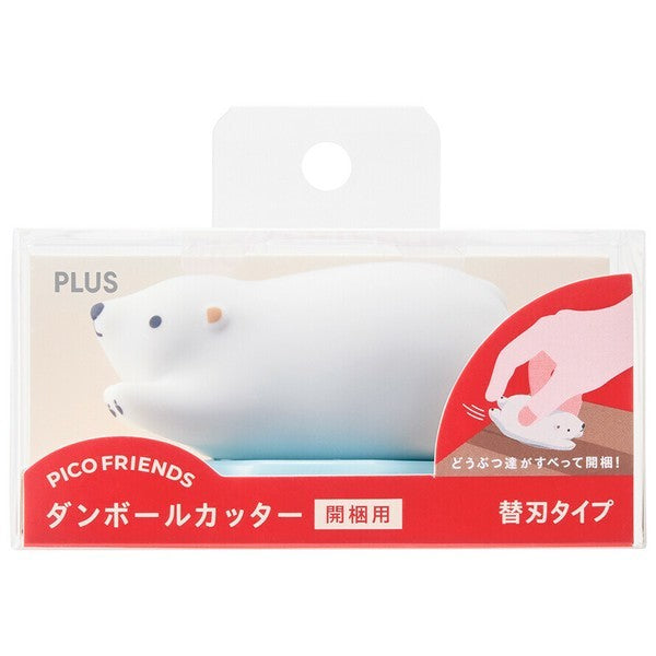日本 PLUS 普樂士 PICO FRIENDS拆箱刀 | 北極熊 海豹 開箱神器 快遞刀