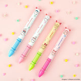 日本製 funbox 吉伊卡哇雙色原子筆0.7mm | 小八 烏薩奇 按壓筆
