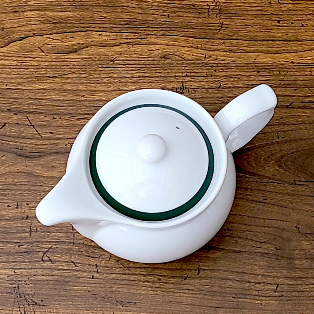日本製 美濃燒 拿破崙白色茶壺 附茶濾 330ml︱白色 泡茶壺 急須 茶具