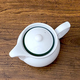 日本製 美濃燒 拿破崙白色茶壺 附茶濾 330ml︱白色 泡茶壺 急須 茶具