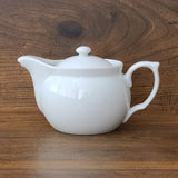 日本製 美濃燒 拿破崙白色茶壺 附茶濾 330ml︱白色 泡茶壺 急須 茶具