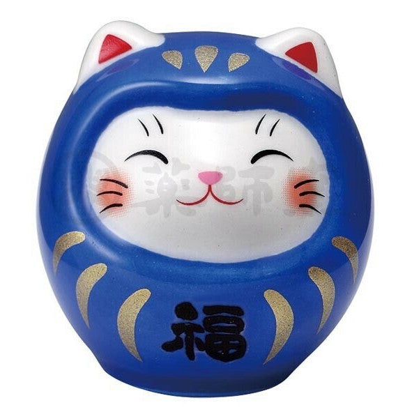 日本 藥師窯 達摩招財貓擺飾 附大吉籤詩 四色 | 幸運不倒翁 開運 招財 居家 辦公裝飾