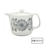 日本製 波佐見燒 陶瓷茶壺 附濾網│花茶壺 泡茶壺 茶具