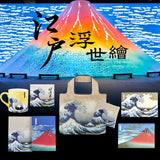 日本製 葛飾北齋 浮世繪明信片 便條紙 馬克杯 環保袋 富嶽三十六景 神奈川沖浪裏