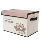 HAPiNS 貓咪 不織布收納盒︱整理盒 衣納收納 布抽 雜貨