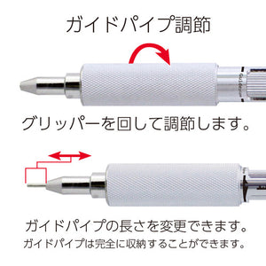 日本製 OHTO MS01 六角型製圖自動鉛筆 0.5mm 0.3mm｜藍 銀 黑