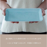 日本製 COTORIRO 波佐見燒 小鳥長盤 23.5cm | 方盤 長盤 魚盤 長皿