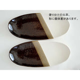 日本製 橢圓漸層長盤 | 壽司盤 魚盤 和食盤 陶瓷長盤
