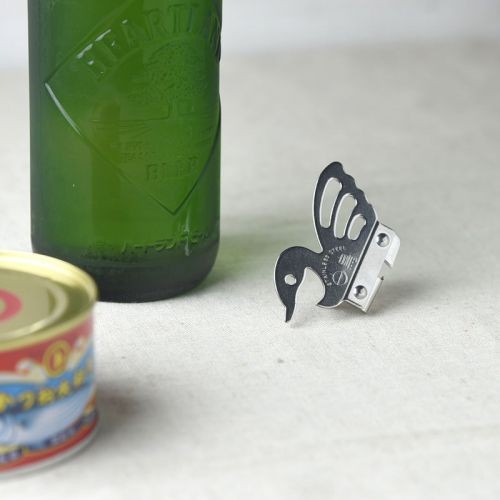 日本製 SALUS 白鳥開罐器︱不銹鋼 開瓶器 佐藤金屬工業 罐頭 飲料