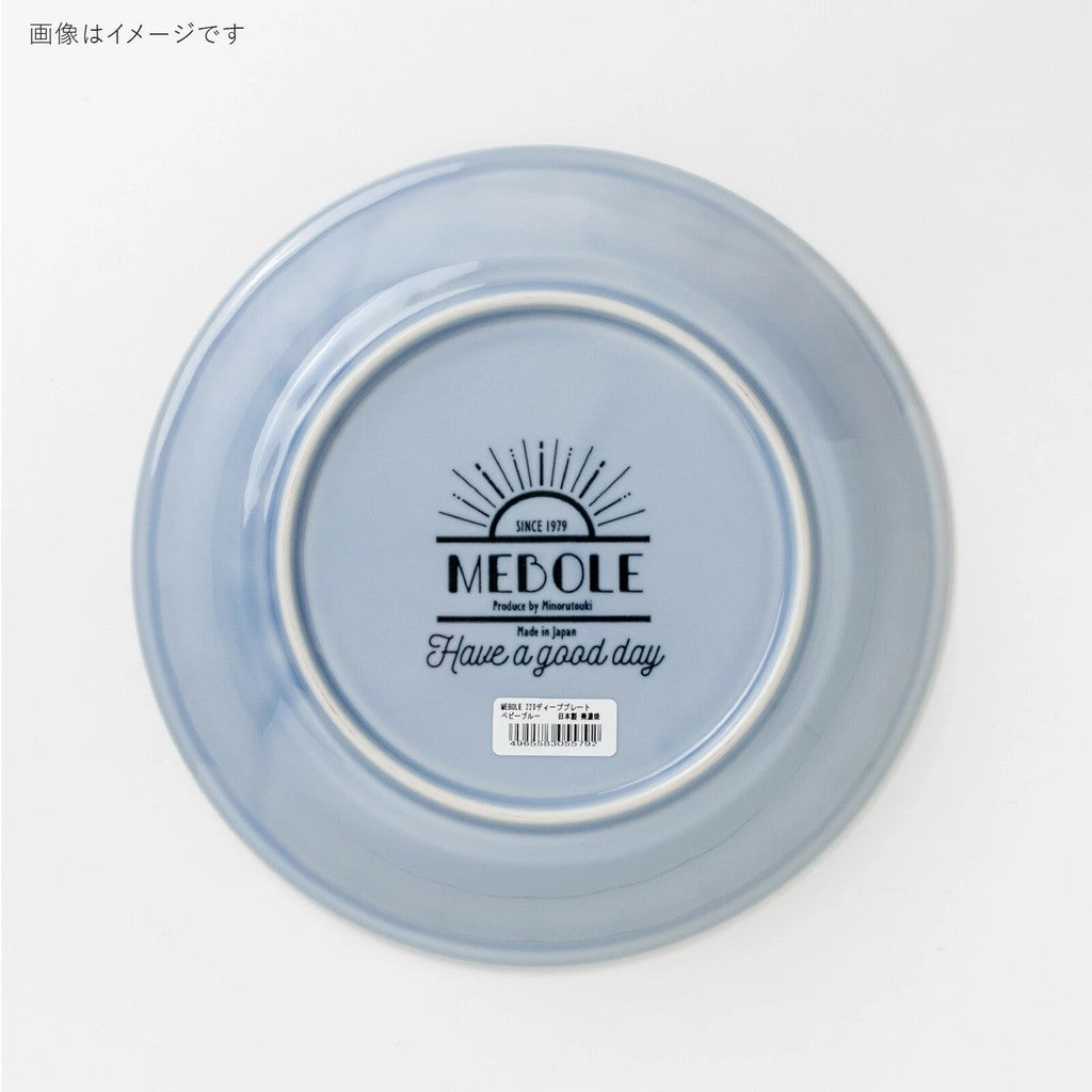日本製 美濃燒 MEBOLE深盤 -焦糖/灰｜日本美濃燒碗盤料理盤 餐桌擺設