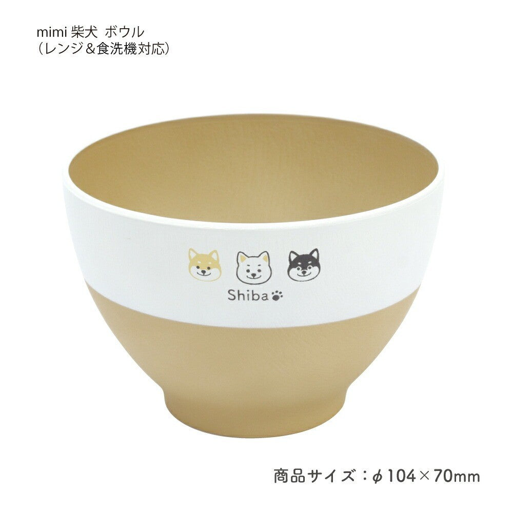 日本製 田中箸店  mimi 輕量碗 | 微波露營碗 木質碗 兒童碗