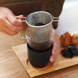 日本製 SALUS 雙層不鏽鋼 深型濾茶網 | 2種尺寸 濾茶器 桌用型