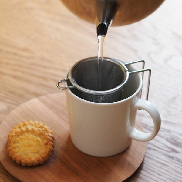 日本製 SALUS 雙層不鏽鋼 深型濾茶網 | 2種尺寸 濾茶器 桌用型