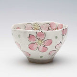 櫻花碗 日本製 春日粉引櫻花陶碗 粉 紫 11.2cm｜瀨戸燒 日式碗 古早碗 舞陶館 陶瓷碗 飯碗 碗
