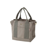 日本 ALTROSE 帆布2WAY托特包 肩背手提包 | 三格 帆布包 肩背包女 手提包 側背包 托特包