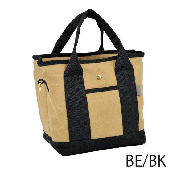 日本 ALTROSE 帆布2WAY托特包 肩背手提包 | 三格 帆布包 肩背包女 手提包 側背包 托特包