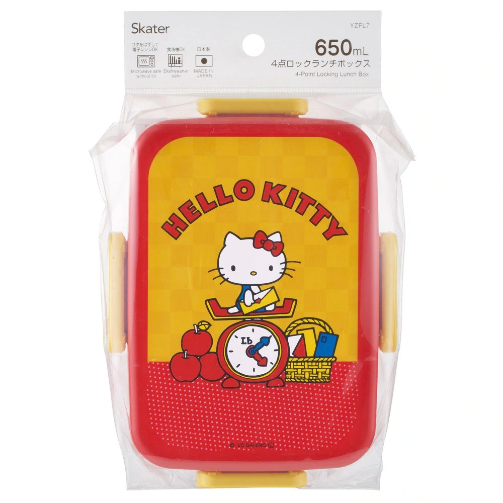 Skater 日本直送 HelloKitty便當盒 | 分隔 微波便當盒 可愛便當盒 兒童便當盒 餐盒