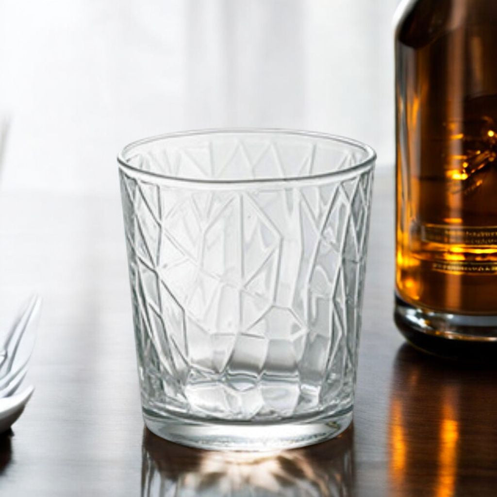 保加利亞 鑽石威士忌酒杯 220ml | 冰酒杯 水杯 茶杯 咖啡杯 烈酒杯 威士忌杯 調酒杯 玻璃杯